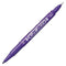 Zebra McKee PURPLE Permament Dual End Marker Oil-Based Ink Fine and Extra Fine Point 0.5mm 1.00mm Marker Set | MO-120-MC