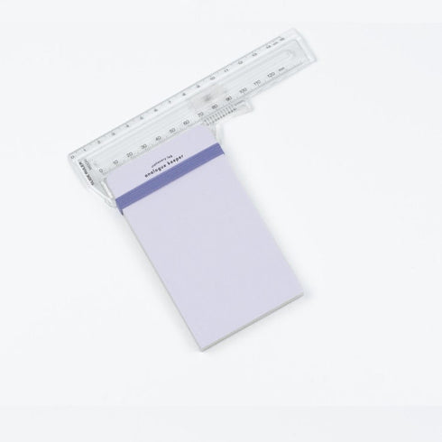 Analogue Keepers LAVENDER Handy Diary 6 MONTH HORIZONTAL Planner Undated Planner Daily Planner 100gsm Dairy Elastic Band | 120×70mm 128 Page