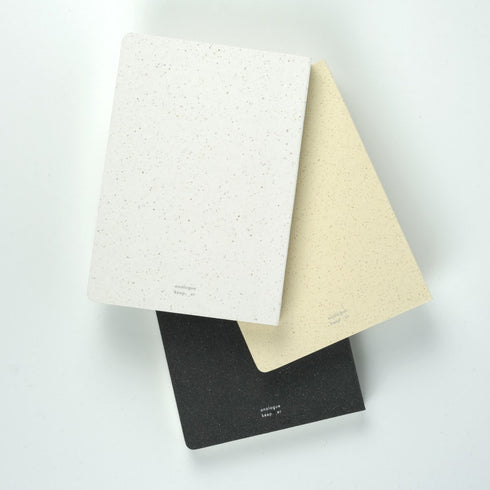 Analogue Keepers A6 WHITE Beach LOGUE Book 2.5mm GRID Planner Undated Planner Daily Planner 100gsm Dairy Freestyle Notebook | 192 Pages