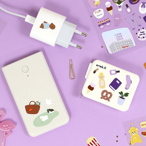 Paperian PURPLE My COLORFUL Days Stickers Planner Stickers Lifestyle Stickers Daily Life Stickers Removable Sticker South Korea | 130 X 90mm