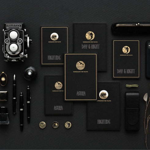 Papermood A6 ASUKA 52gsm Tomoe River 3.5mm or BLANK Grid Paper Grid Undated Softcover Notebook Planner Journal | 256 Pages