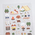 Suatelier LET'S Go CAMPING PVC Transparent Stickers Planner Stickers Camping Stickers Outdoor Stickers Tent Stickers Glamping Sticker | 1144