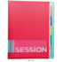 MARUMAN SESSiONS GRADIENT B5 Binder Stufy Binder Subject Binder Index Tabs Binder Lay Flat BInder | F310 120 Sheet Capacity