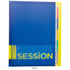 MARUMAN SESSiONS LIGHT BLUE B5 Binder Stufy Binder Subject Binder Index Tabs Binder Lay Flat BInder | F310 120 Sheet Capacity