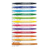 Zebra McKee GREEN Permament Dual End Marker Oil-Based Ink Fine and Extra Fine Point 0.5mm 1.00mm Marker Set | MO-120-MC