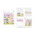 Midori A6 TOWN SKYLINE CITYSCAPE 3 Pocket Clear Folder | H175 x W119mm