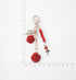 Japanese Clear PALE PINK ROSE Gold Bara 淡いピンクのバラ Black Rose Planner Charm Good Luck Notebook Charm Gothic Charm | 2.5 X .039 Inches