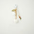 Japanese Clear PALE PINK ROSE Gold Bara 淡いピンクのバラ Black Rose Planner Charm Good Luck Notebook Charm Gothic Charm | 2.5 X .039 Inches