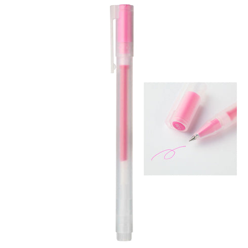 MUJI Japan GREEN Gel Ink Cap Type Ballpoint Pen 0.38mm Muji Gel Pen Smooth Gel Pen Artrist Drawing Pen Anime Pen Fine Line | 0.38mm