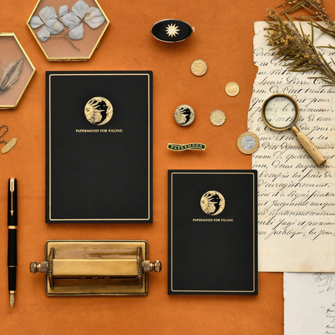 Papermood B6 DAY& NIGHT Tomoe River 52gsm Paper 4mm Grid or BLANK Undated Softcover Notebook Planner Journal | 256 Pages