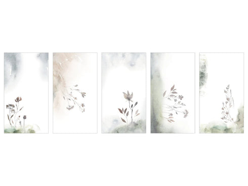 MU Lifestyle FOREST Peace Dyeing Tracing Paper Ephemera Vellum Paper Watercolor Paper Translucent Paper Planner Paper Scrapbooking | DTP-015