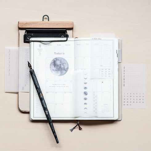 MU Lifestyle Many MOONS Dyeing Tracing Paper Ephemera Vellum Paper Watercolor Paper Translucent Paper Planner Paper Scrapbooking | DTP-017