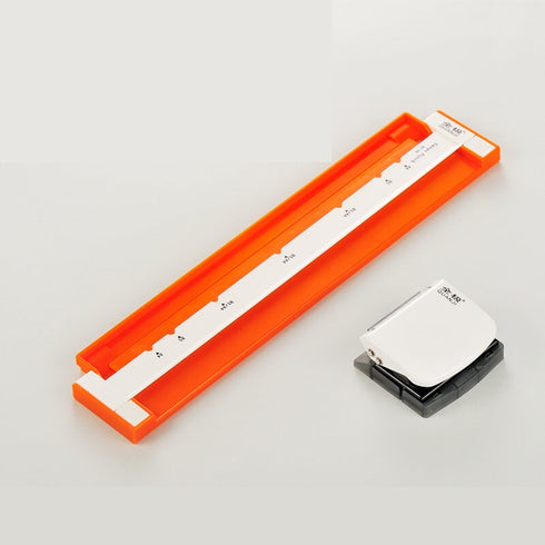 ADJUSTABLE ORANGE B5 A4 A5 Hole Punch B5 Hole Punch A4 Hole Punch A5 Hole Punch Portable Hole Punch Travel Hole Punch Multi-Size Hole Punch
