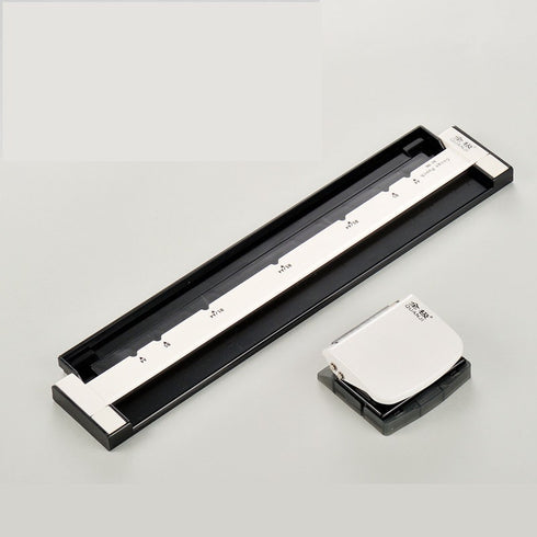 ADJUSTABLE GRAY B5 A4 A5 Hole Punch B5 Hole Punch A4 Hole Punch A5 Hole Punch Portable Hole Punch Travel Hole Punch Multi-Size Hole Punch