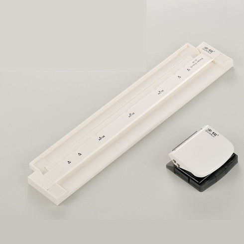 ADJUSTABLE WHITE B5 A4 A5 Hole Punch B5 Hole Punch A4 Hole Punch A5 Hole Punch Portable Hole Punch Travel Hole Punch Multi-Size Hole Punch