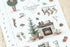 MU Lifestyle HOLIDAY Print-On Stickers Fireplace Stocking Scarf Ornaments Rub-On Stickers Transfer Stickers Translucent Stickers | 1016