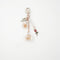 Japanese Clear GOLD GLITTER ROSE Gold Bara ゴールドローズ Black Rose Planner Charm Good Luck Notebook Charm Gothic Charm | 2.5 X .039 Inches