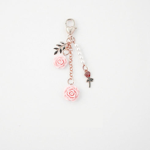 Japanese RED ROSE Black Bara 赤いバラ Black Rose Planner Charm Good Luck Charm Notebook Charm Purse Charm Gothic Charm | 2.5 X .039 Inches