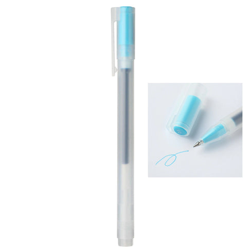 MUJI Japan RED Gel Ink Cap Type Ballpoint Pen 0.38mm Muji Gel Pen Smooth Gel Pen Artrist Drawing Pen Anime Pen Fine Line | 0.38mm