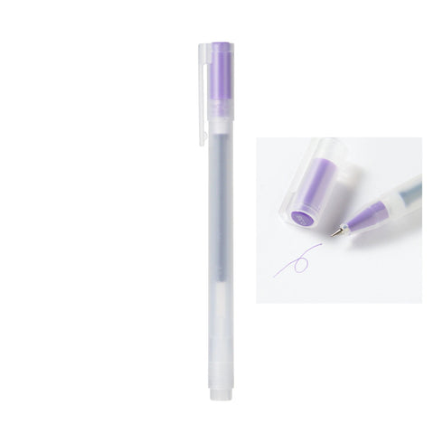 MUJI Japan GREEN Gel Ink Cap Type Ballpoint Pen 0.38mm Muji Gel Pen Smooth Gel Pen Artrist Drawing Pen Anime Pen Fine Line | 0.38mm