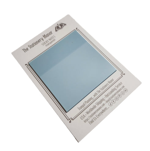 NEUTRAL TONES Translucent Transparent PET Color Vellum Sticky Notes 3 X 3 | One Pad 50 sheets