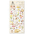 Mind Wave Seals NATURAL CAFÉ Stickers Parfait Fruit Egg Toast Coffee Seals Bujo Tiny Stickers | 80894