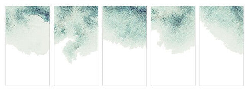 MU Lifestyle Moss GREEN Dyeing Tracing Paper Ephemera Vellum Paper Watercolor Paper Translucent Paper Planner Paper Scrapbooking | DTP-002