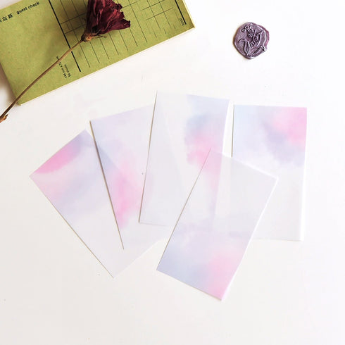 MU Lifestyle PURPLE Haze Dyeing Tracing Paper Ephemera Vellum Paper Watercolor Paper Translucent Paper Planner Paper Scrapbook | DTP-008