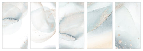 MU Lifestyle SILVER Gold Shimmer Dyeing Tracing Paper Ephemera Vellum Paper Watercolor Paper Translucent Paper Planner Paper | DTP-012