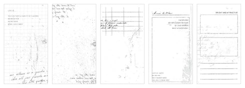 MU Lifestyle Daily LIFE Dyeing Tracing Paper Ephemera Vellum Paper Watercolor Paper Translucent Paper Planner Paper Scrapbooking | DTP-018