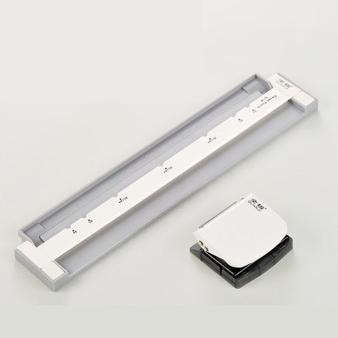 ADJUSTABLE GRAY B5 A4 A5 Hole Punch B5 Hole Punch A4 Hole Punch A5 Hole Punch Portable Hole Punch Travel Hole Punch Multi-Size Hole Punch