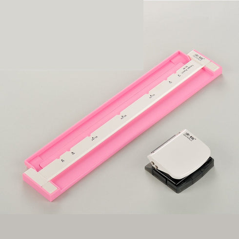 ADJUSTABLE GRAY B5 A4 A5 Hole Punch B5 Hole Punch A4 Hole Punch A5 Hole Punch Portable Hole Punch Travel Hole Punch Multi-Size Hole Punch