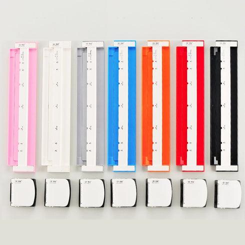ADJUSTABLE WHITE B5 A4 A5 Hole Punch B5 Hole Punch A4 Hole Punch A5 Hole Punch Portable Hole Punch Travel Hole Punch Multi-Size Hole Punch