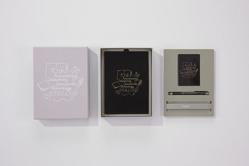 Stalogy Anniversary RED Box Set Editor's Series FULL YEAR Notebook 10th Anniversary Edition Box Set Pen Book Band Editor's Notebook