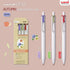 Uni-Ball One WINTER SET Modern Limited Edition 0.38 Color Gel Pen Set Knock Pen Gel Ink Pen Set | UMN-S-38 G3C