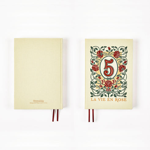 2023 Papermood Navy HARDCOVER FIVE YEAR Planner Tomoe River 52gsm Sanzen One Day Per Page Cousin Techo Planner Notebook Journal | 388 Pages