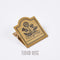 Papermood TUDOR ROSE Brass Clip Brass Binder Clip Notebook Clip Travel Clip Rose Clip Botanica Clip | Solid Brass