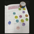 Kamio Japan VIVID Color WASHI Dots Washi Stickers Transparent Stickers Transparent Dots Color Dots Watercolor Dots | 726366