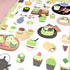 Mind Wave Seals JAPANESE CAFÉ Stickers Parfait Fruit Green Tea Soup Coffee Seals Bujo Tiny Stickers | 80896