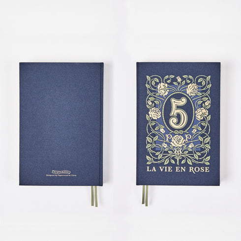 2023 Papermood Cream HARDCOVER FIVE YEAR Planner Tomoe River 52gsm Sanzen One Day Per Page Cousin Techo Planner Notebook Journal | 388 Pages