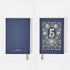 2023 Papermood Navy HARDCOVER FIVE YEAR Planner Tomoe River 52gsm Sanzen One Day Per Page Cousin Techo Planner Notebook Journal | 388 Pages