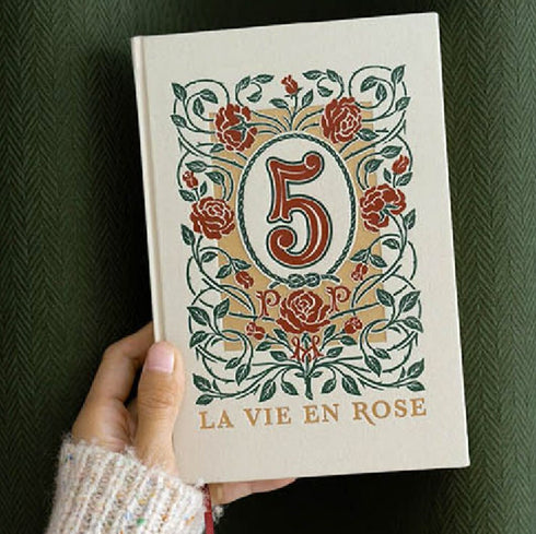 2023 Papermood Navy HARDCOVER FIVE YEAR Planner Tomoe River 52gsm Sanzen One Day Per Page Cousin Techo Planner Notebook Journal | 388 Pages