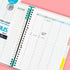 Kokuyo B5 Campus TIMELINE Study Planner Diary Loose Leaf Paper 26 Holes Hourly Planner Daily Planner Undated Planner | WCN-CLL1-WBF 36 Sheets