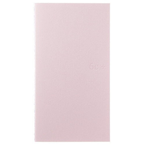 6C+ System B6 SLIM MONTHLY Plan 84.3gsm Cream Paper with GREEN Cover Fountain Pen Friendly Paper B6 Notebook Pastel Notebook | 64 Pgs