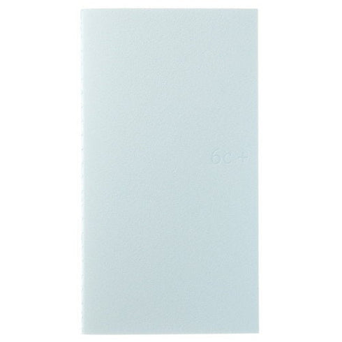 6C+ System B6 SLIM BLANK 84.3gsm Cream Paper with CREAM Cover Fountain Pen Friendly Paper B6 Notebook Pastel Notebook | 64 Pgs