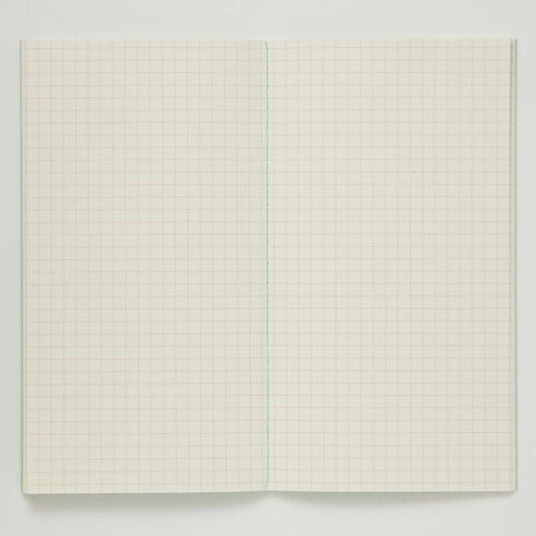 6C+ System B6 SLIM MONTHLY Plan 84.3gsm Cream Paper with GREEN Cover Fountain Pen Friendly Paper B6 Notebook Pastel Notebook | 64 Pgs