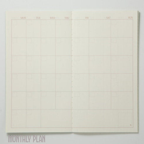 6C+ System B6 SLIM BLANK 84.3gsm Cream Paper with CREAM Cover Fountain Pen Friendly Paper B6 Notebook Pastel Notebook | 64 Pgs