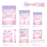 RyuRyu Japan DAWN SEA Color WASHI Dots Washi Stickers Translucent Stickers Transparent Dots Color Dots Watercolor Dots | SoS-01 70 Dots