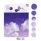 RyuRyu Japan NIGHT LIFE Color WASHI Dots Washi Stickers Translucent Stickers Transparent Dots Color Dots Watercolor Dots | SoS-05 70 Dots