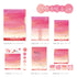 RyuRyu Japan DUSK CITY Color WASHI Dots Washi Stickers Translucent Stickers Transparent Dots Color Dots Watercolor | SoS-04 70 Dots